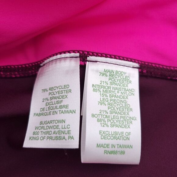 Lilly Pulitzer Luxletic Weekender High Rise Cherry UPF 50 Wicking Legging 2XL - Picture 13 of 13